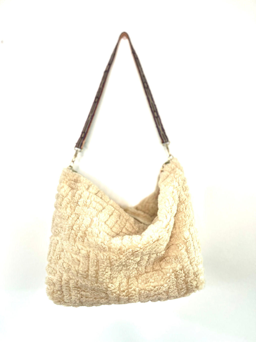 TEDDY BAG BEIGE L