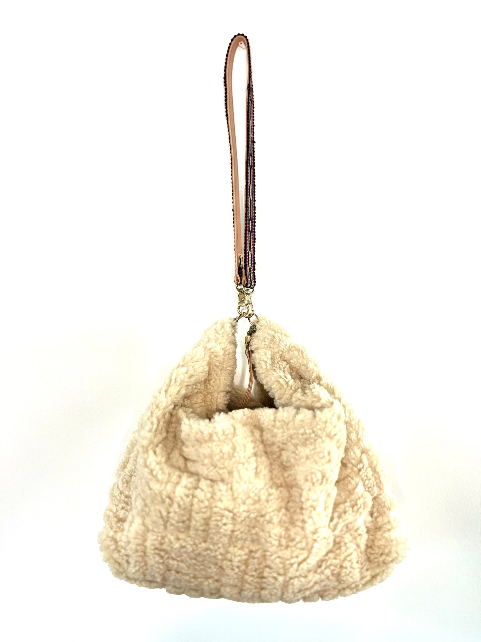 TEDDY BAG BEIGE L