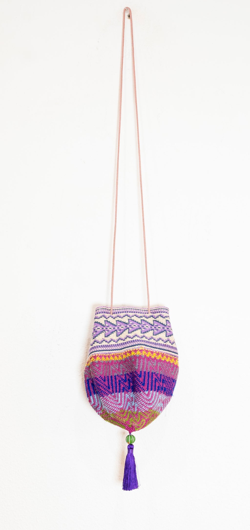 ETNIC PURPLE, YELLOW AND GREEN