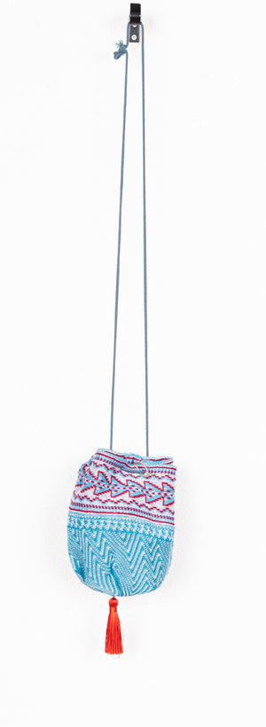 ETNIC POUCH TURQUESA