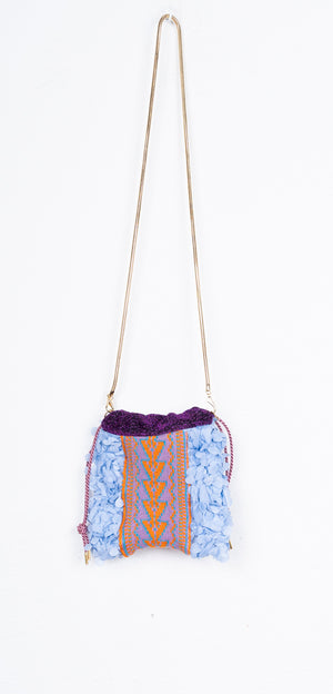 BLOSSOM  MINI POUCHETTE AZUL