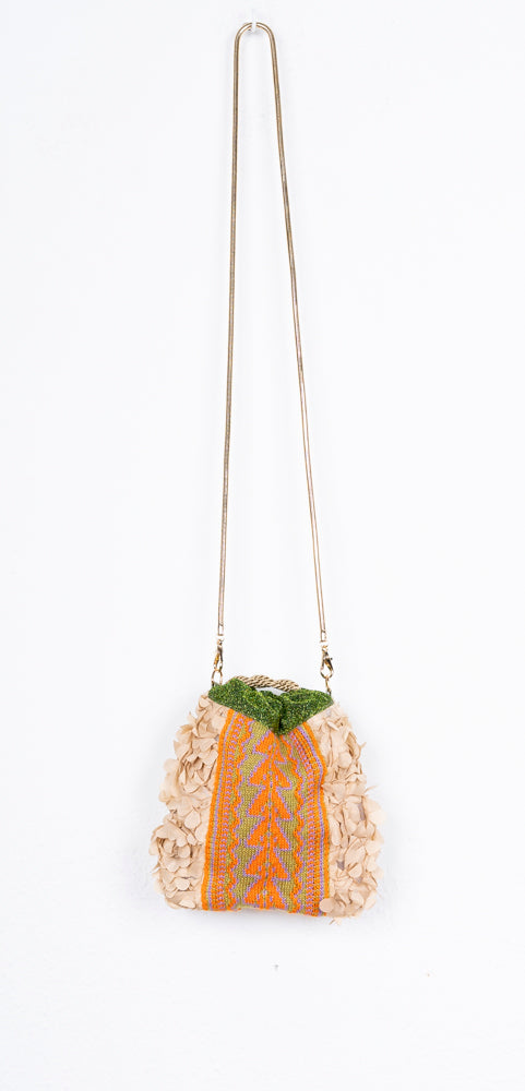 BLOSSOM  MINI POUCHETTE BEIGE