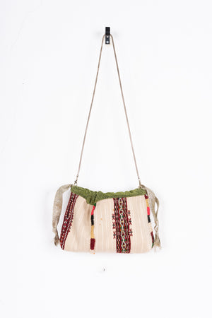 KILIM POUCH BLANCO BORDADO L