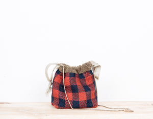 KILIM POUCH CUADROS M