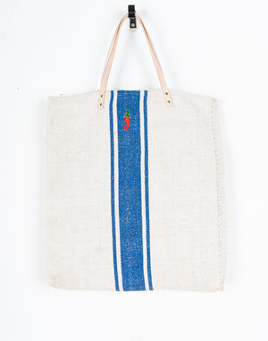 OLD SACK, NEW EMBROIDERY PIMIENTO