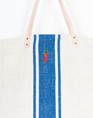 OLD SACK, NEW EMBROIDERY PIMIENTO