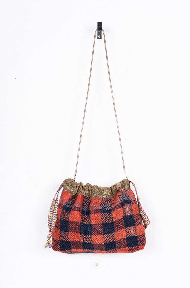 KILIM POUCH CUADROS L