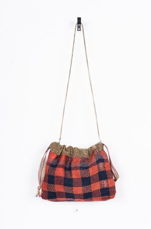 KILIM POUCH CUADROS L