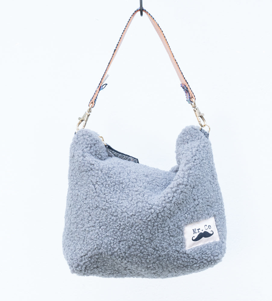 TEDDY BAG GRIS L