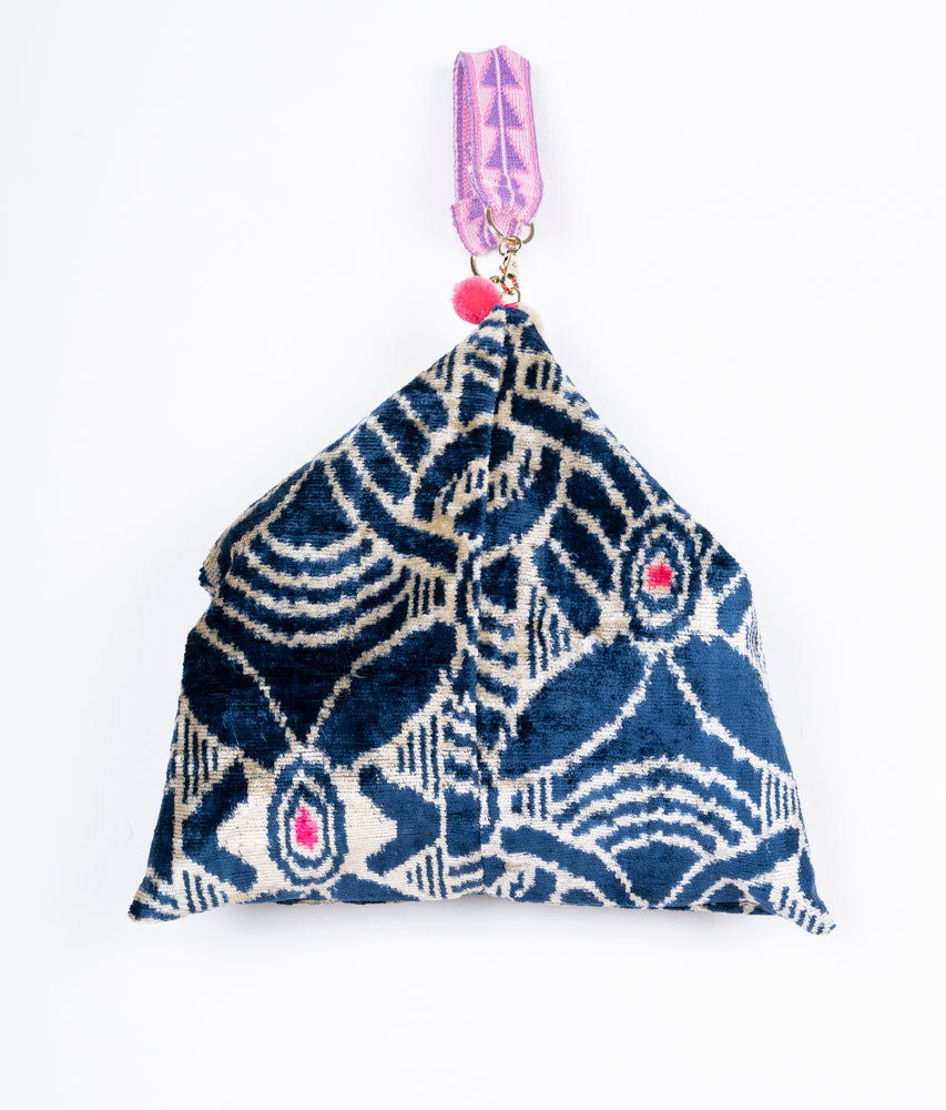 SILKWORM COCOON AZUL Y ROSA