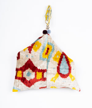 SILKWORM COCOON ROJO Y AMARILLO