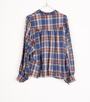 NUEVA CAMISA DE PINTOR CUADROS AZULES