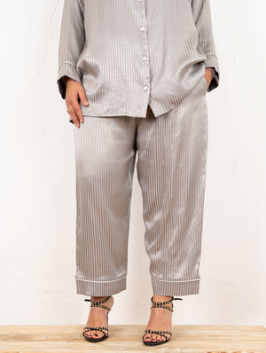 Pantalón de pijama gris asedado S/M