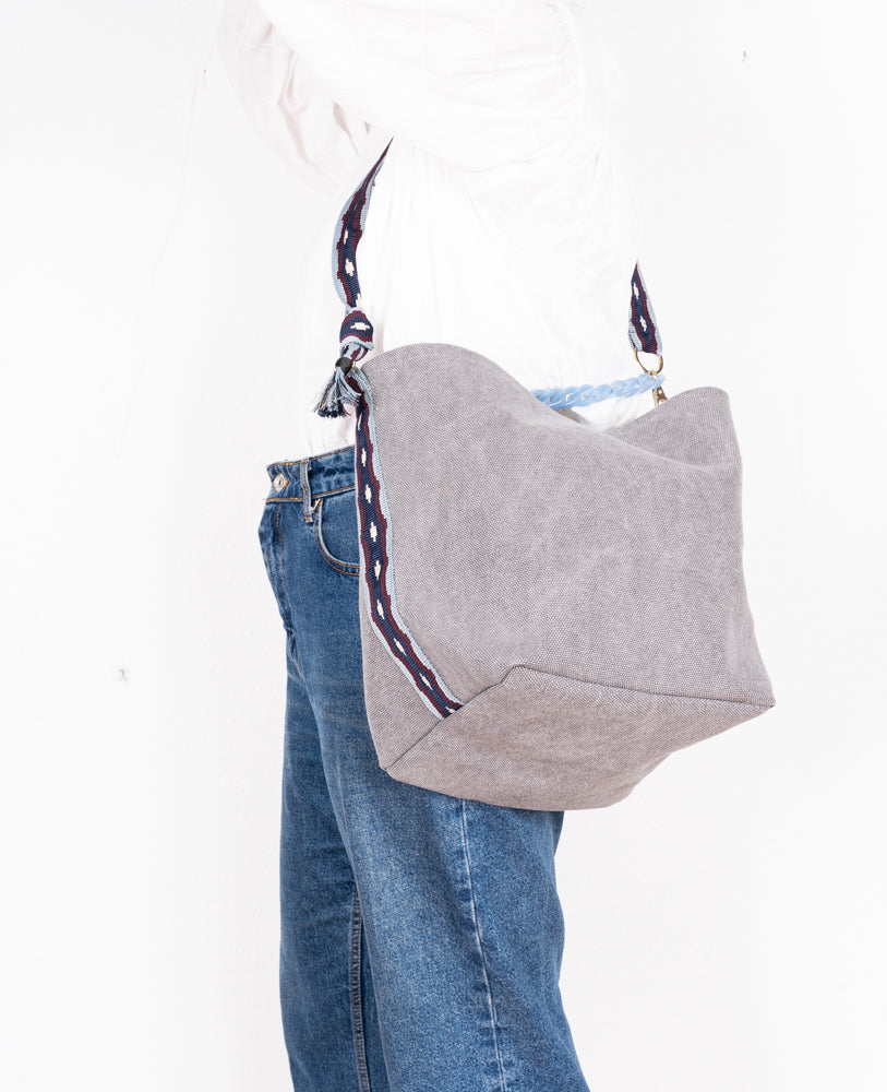 SUPER BAG ETHNIC GRIS