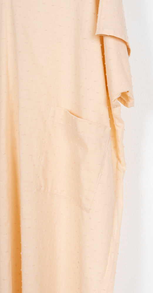 KAFTAN MIDI NUDE PLUMETI