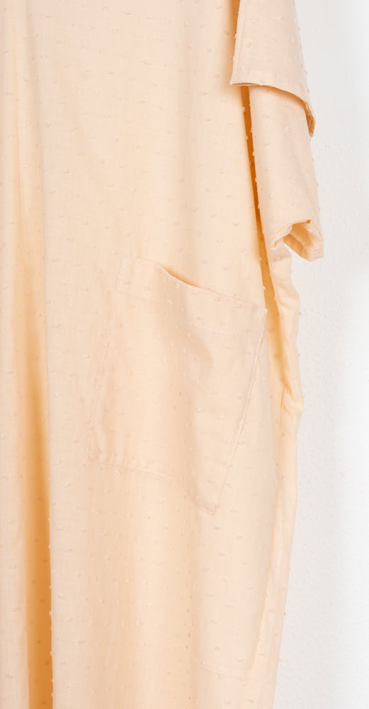 KAFTAN MIDI NUDE PLUMETI