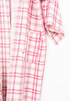 KIMONO SOFT CUADROS ROSAS