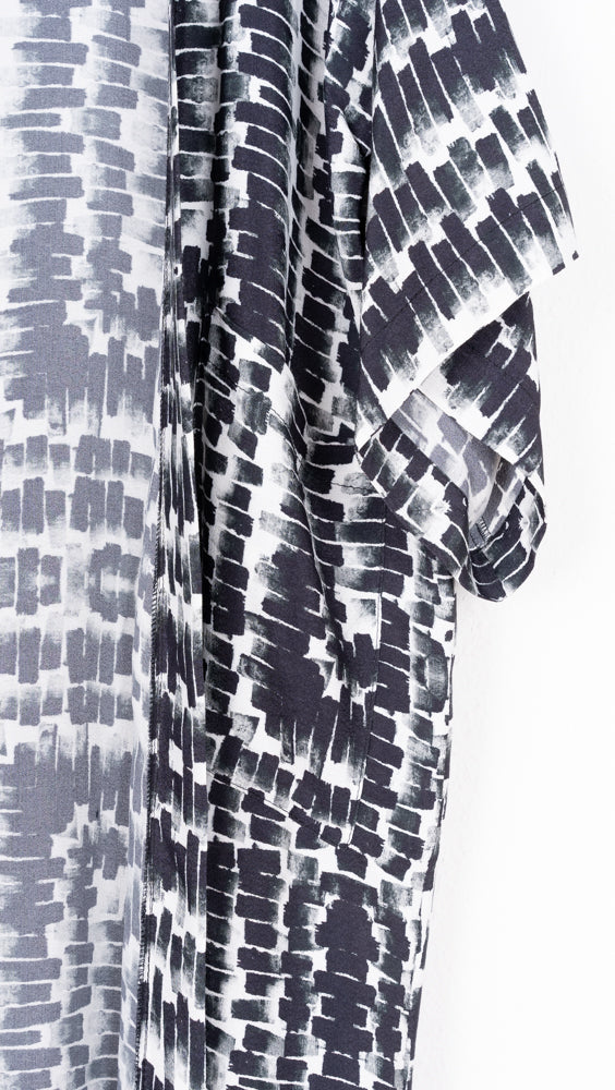 KIMONO SOFT BLANCO Y NEGRO