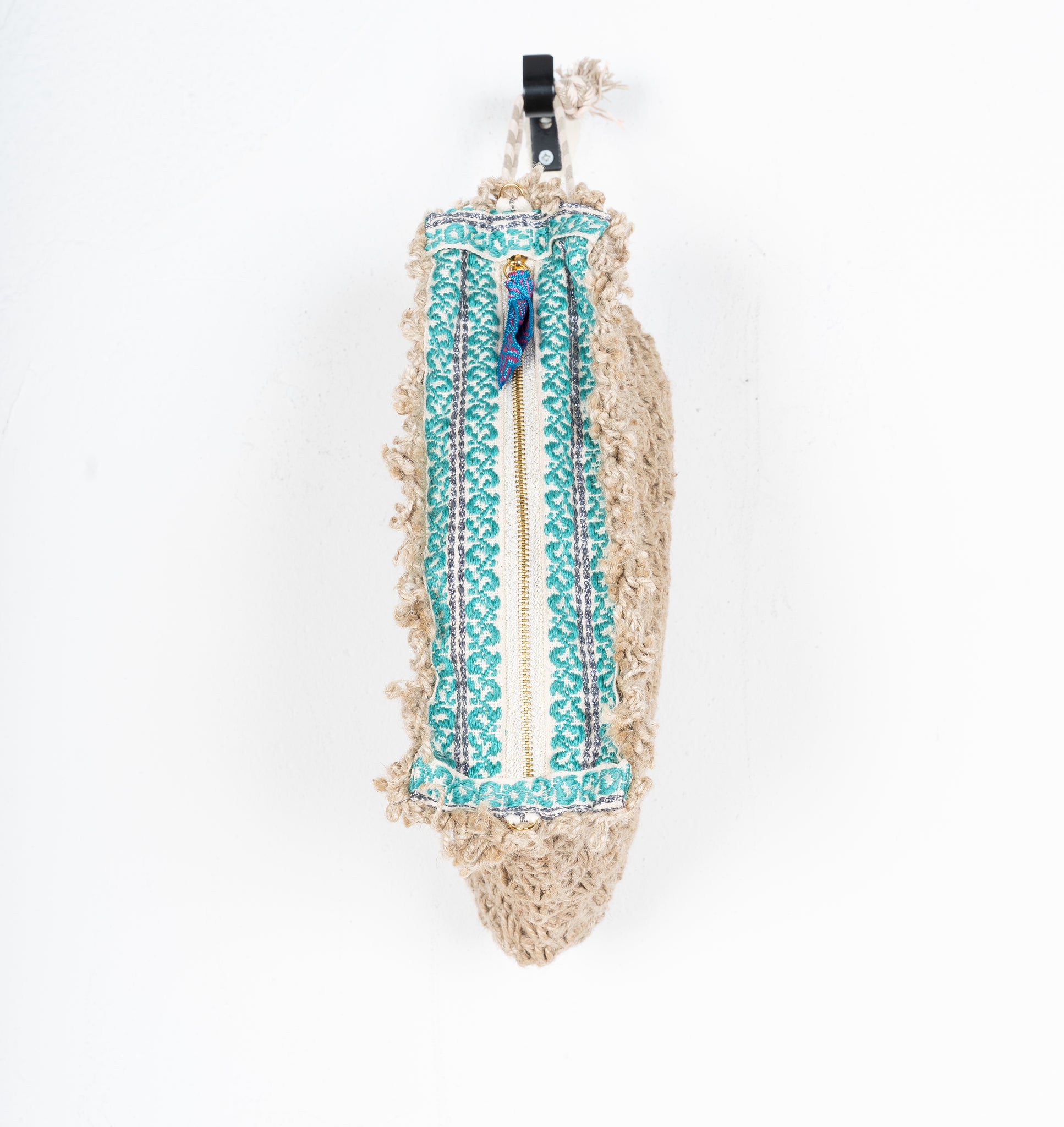 CROCHET JUTE NATURAL ÉTNICO